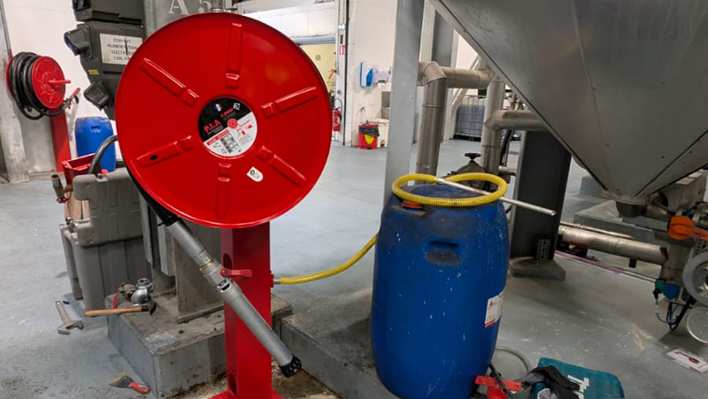 Installation PIA Poste Incendie Additivé